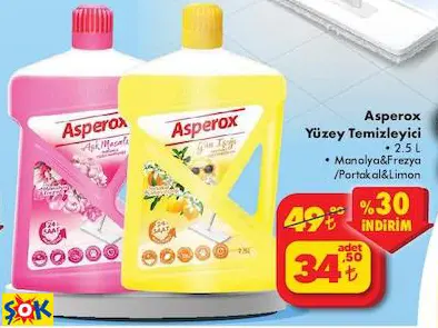 ASPEROX YÜZEY TEMİZLEYİCİ ASPEROX YÜZEY TEMİZLEYİCİ